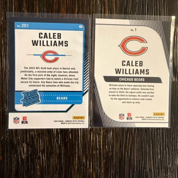 Caleb Williams Rookie cards - Picture 2 of 2
